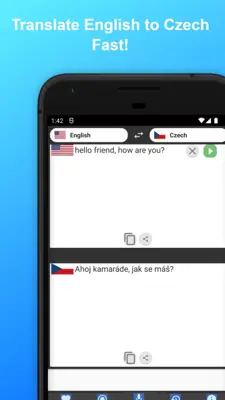 English to Czech Translator android App screenshot 0